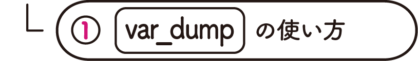 var_dumpの使い方